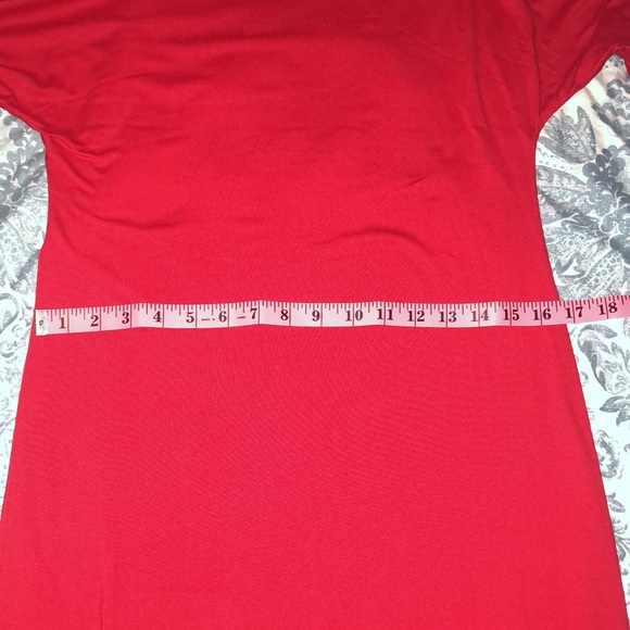 Red Dress with Sleeve Design✨ - Picture 6 of 6